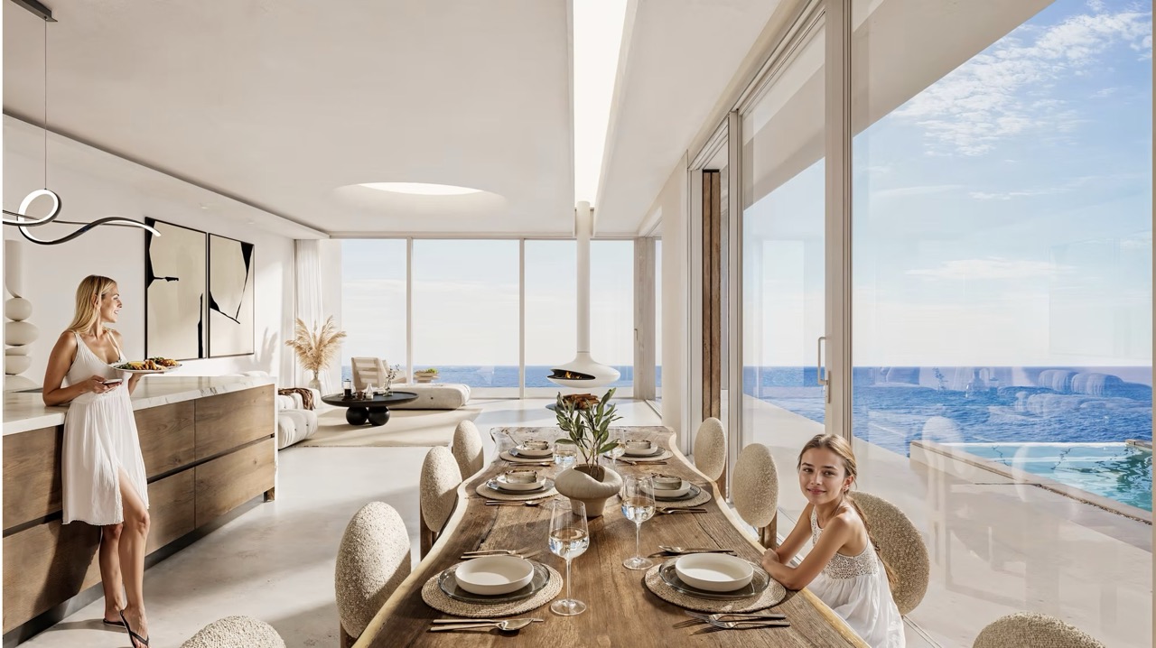 The Edge – Esszimmer mit Panoramablick aufs Mittelmeer