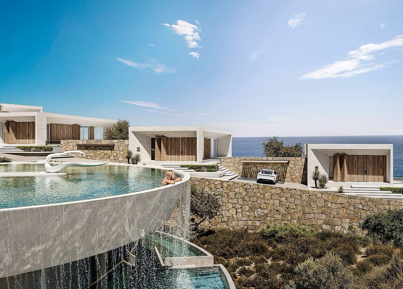 The Edge – Infinity-Pool mit Wasserfall und Meerblick