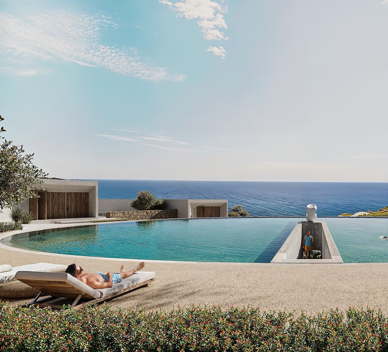 The Edge – Großer Infinity-Pool mit Mittelmeerblick