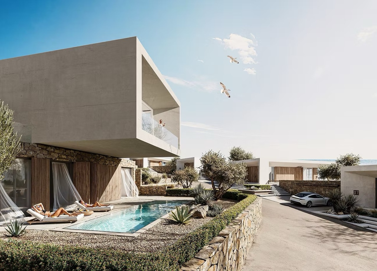 The Edge – Villa mit privatem Pool und Naturstein-Mauern